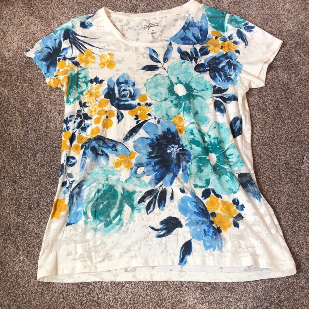 Style & Co Sport floral top